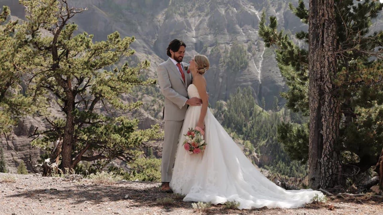 Mountain Climbing Wedding at Gold Mountain in Ouray, Colorado
