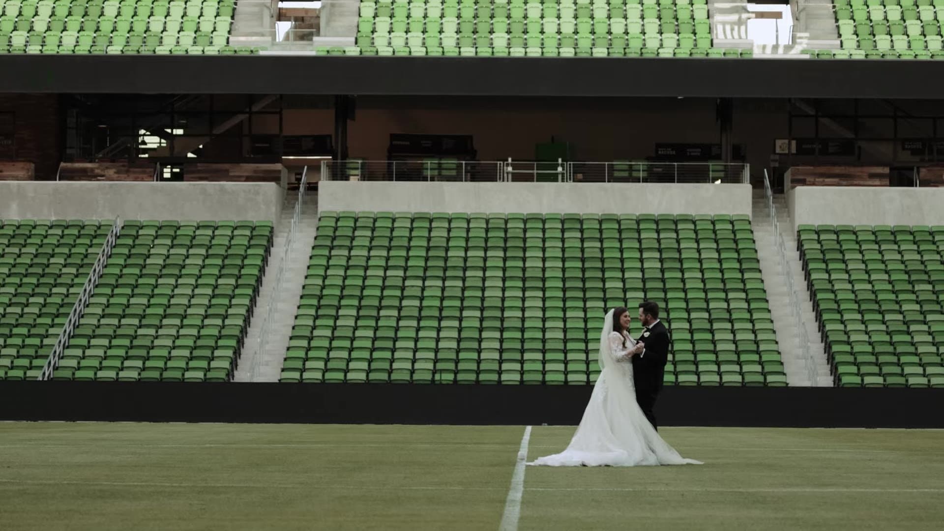 Gabby and Nic Q2 Stadium Wedding Film in Austin